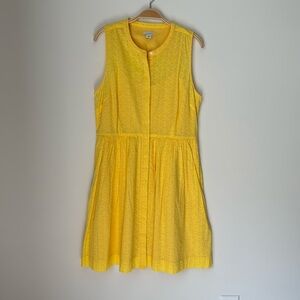 Crew Yellow Eyelet Dress – Size 12
